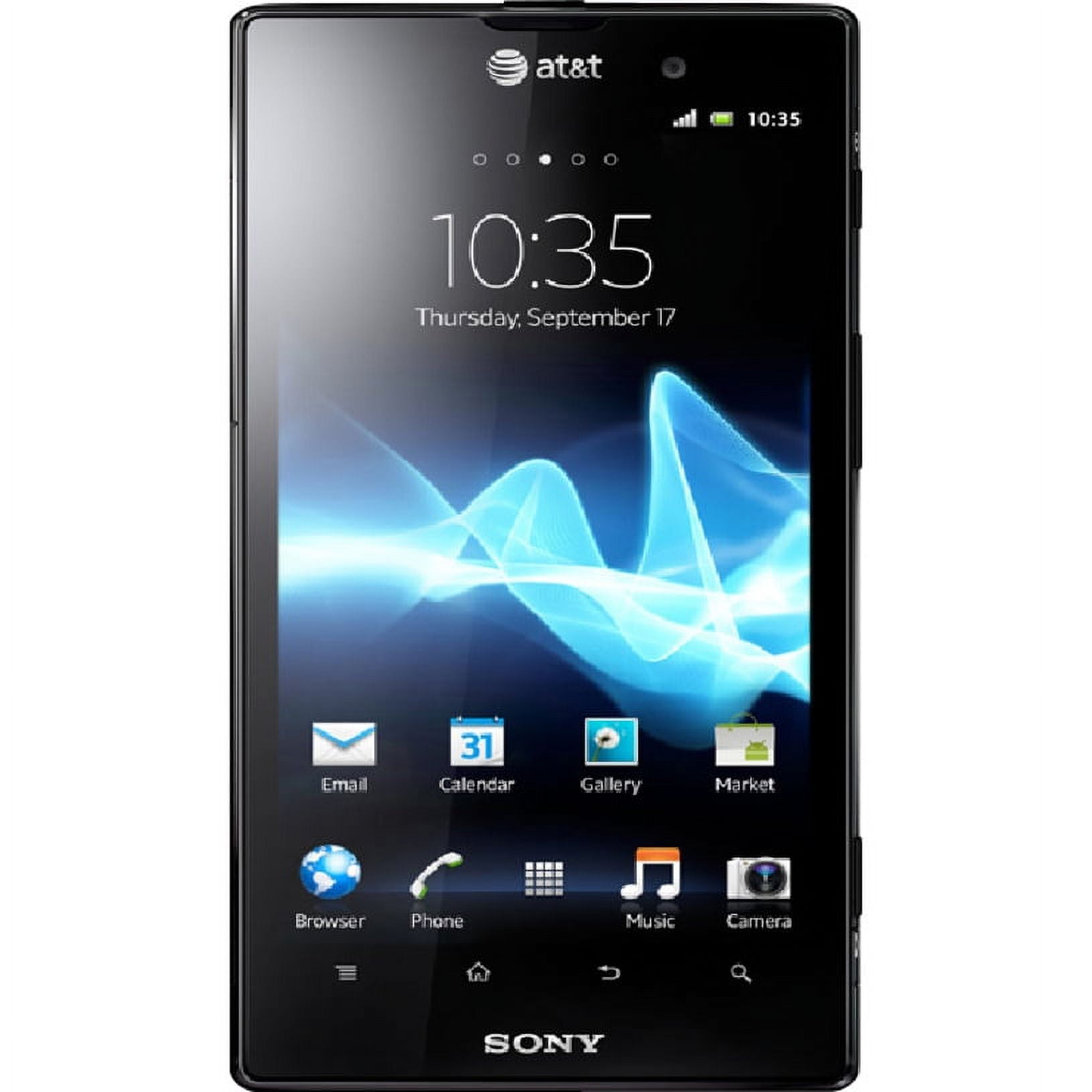 Sony Mobile Sony XPERIA ion 16 GB Smartphone, 4.6 LCD 1280 x 720, 1.50  GHz, Android 2.3 Gingerbread, 4G, Black 