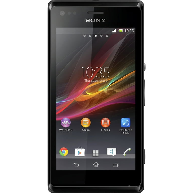 Sony Mobile Sony Xperia M dual C2004 4 GB Smartphone, 4" LCD 480 x 854,  Android 4.1 Jelly Bean, 3G, Black - Walmart.com