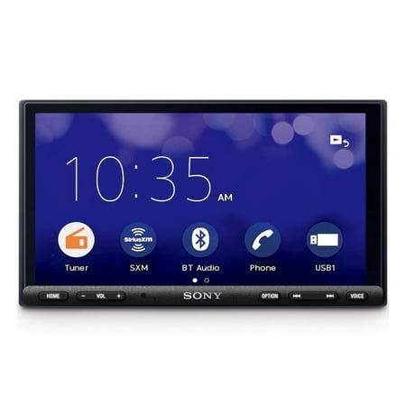 Sony - 6.95" - Android Auto/Apple® CarPlay™ - Built-in Bluetooth - In-Dash Digital Media Receiver - Black