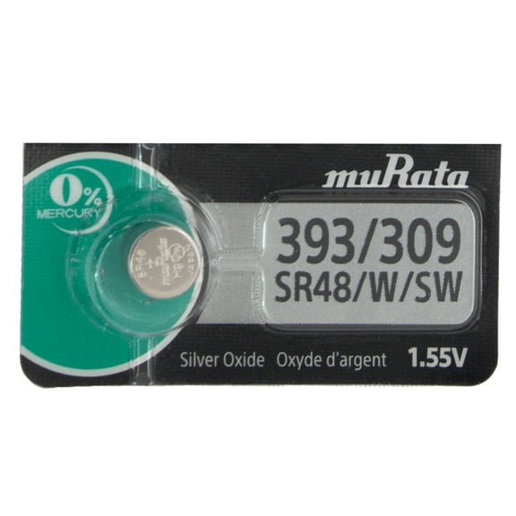 Sony Murata 393/309 - SR48 Silver Oxide Button Cell Battery 1.55V - 1 Pack + FREE SHIPPING!