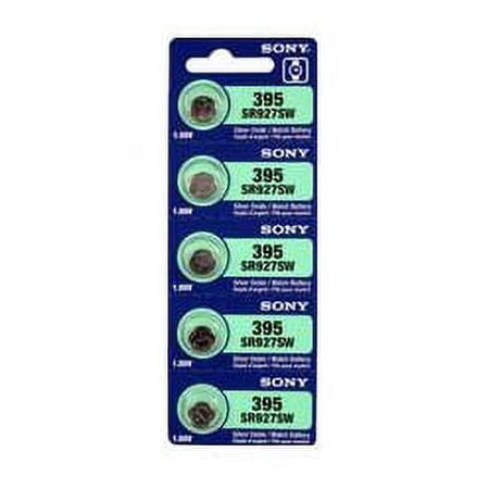 Sony Murata 395/399 - SR927 Silver Oxide Button Battery 1.55V - 10 Pack + FREE SHIPPING!