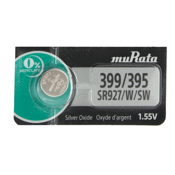 Sony Murata 399/395 - SR927 Silver Oxide Button Cell Battery 1.55V - 2 Pack + FREE SHIPPING!