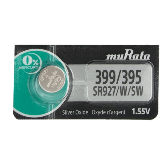 Sony Murata 399/395 - SR927 Silver Oxide Button Cell Battery 1.55V - 2 Pack + FREE SHIPPING!