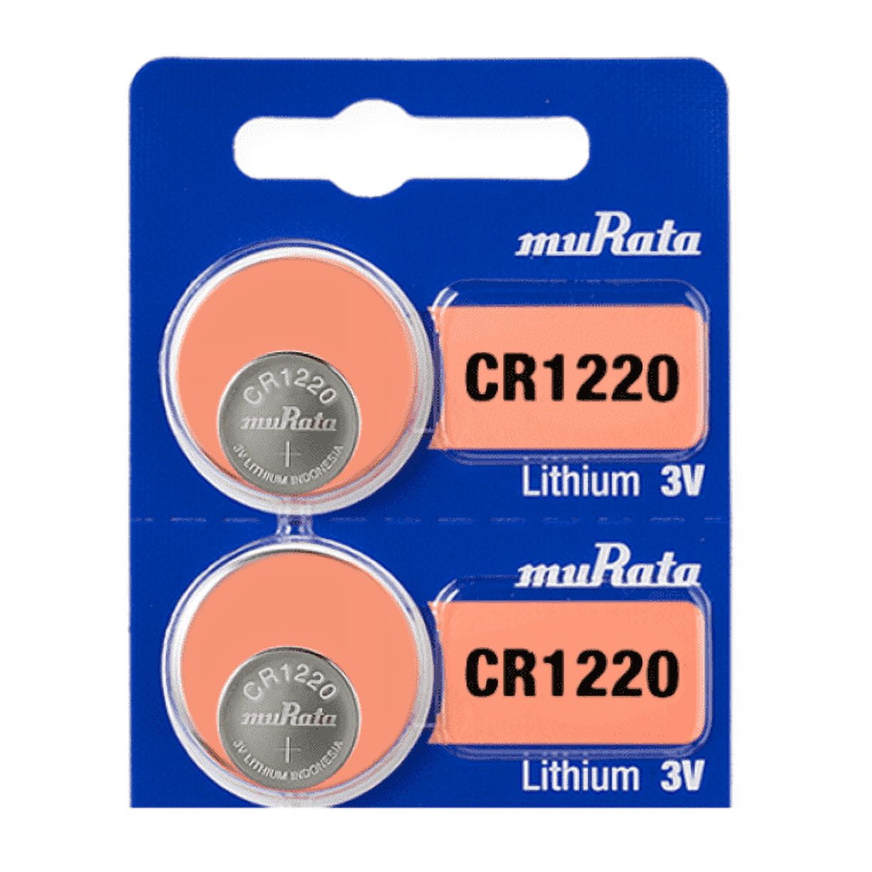 Sony CR1220 3V Lithium Coin Battery - 2 Pack + 30% Off! - Walmart.com
