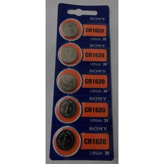 Sony Murata CR1620 3V Lithium Coin Battery - 100 Pack + FREE SHIPPING!
