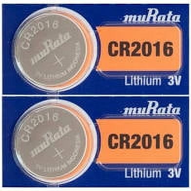 Murata CR2016 Battery 3V Lithium Coin Cell - Replaces Sony CR2016 (5  Batteries)