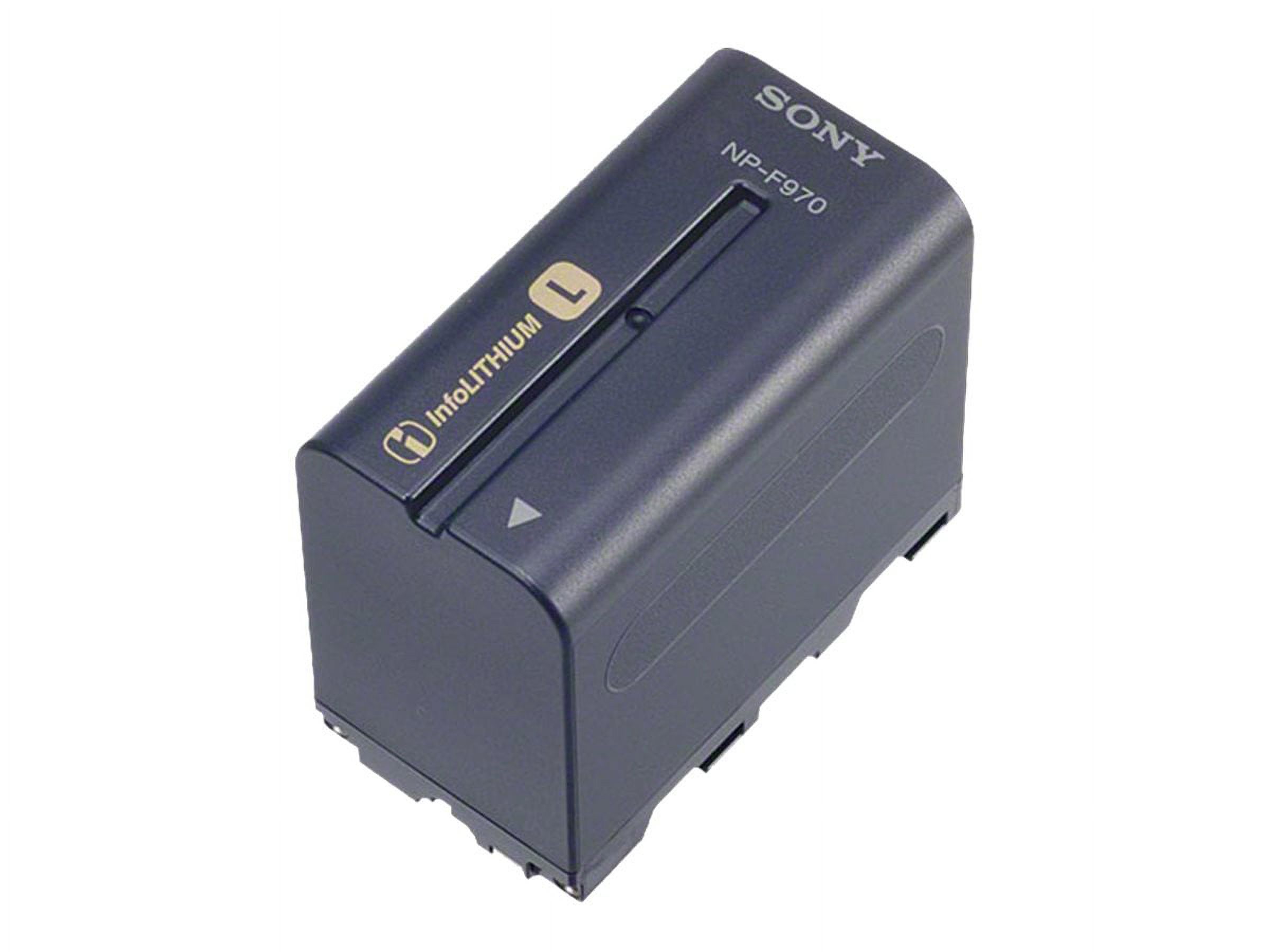 Sony NP-F970 - Camcorder battery - Li-Ion - 6600 mAh - for Sony HVR-V1P, Z1J, Z7J; NXCAM HXR-NX100, NX200, NX5R, NEX-FS100, FS700; XDCAM PXW-Z150 - image 1 of 2