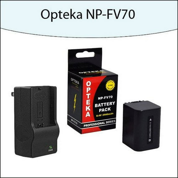 Sony NP-FV70 4 Hour Replacement Battery With AC/DC Rapid Battery Charger For The NEX-VG10, HDR-CX560V, HDR-CX700V, HDR-CX360V, HDR-TG5V, HDR-CX110, HDR-CX160, DCR-SR68/L, DCR-SR68/R, DCR-SR68