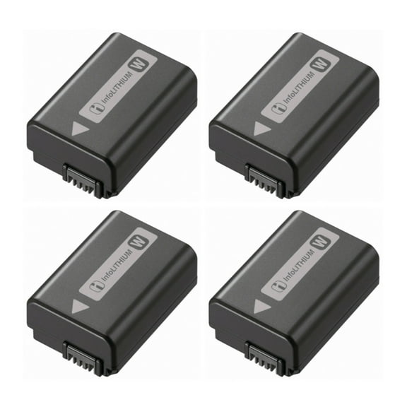 Sony NP-FW50 Lithium-Ion Rechargeable Battery (4-Pack)