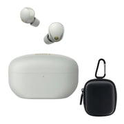 Sony WF-1000XM5 Truly Wireless Noise Canceling Earbuds Silver with Earbud Case