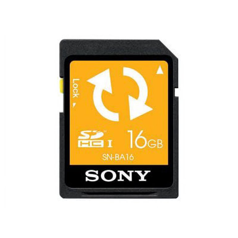 Sony PC Backup SNBA16 - Flash memory card - 16 GB - SDHC UHS-I 