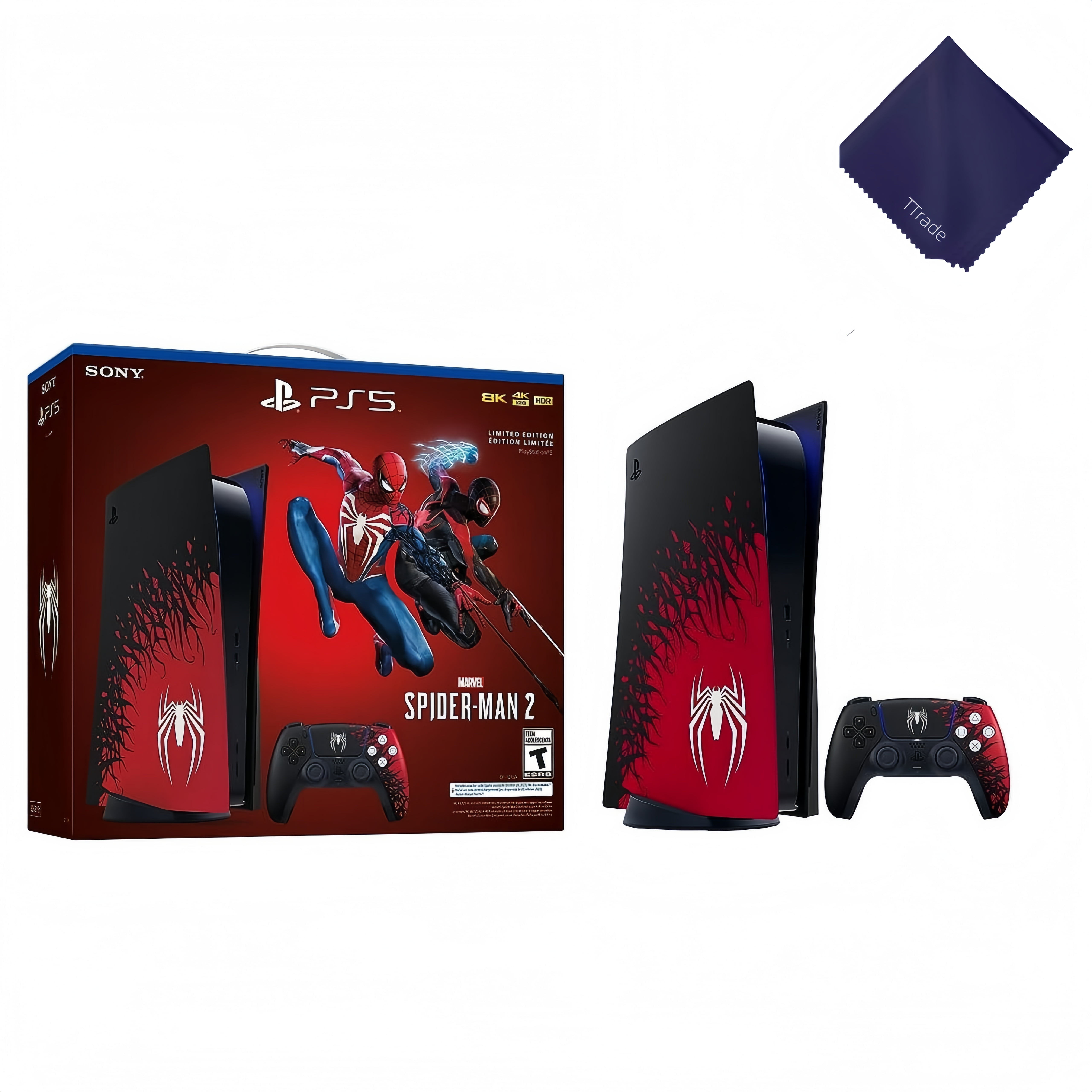 Sony PS_5 Disc Edition  Marvels Spider-Man 2 Limited Edition 1TB Console | Next-Gen Gaming with Exclusive Design