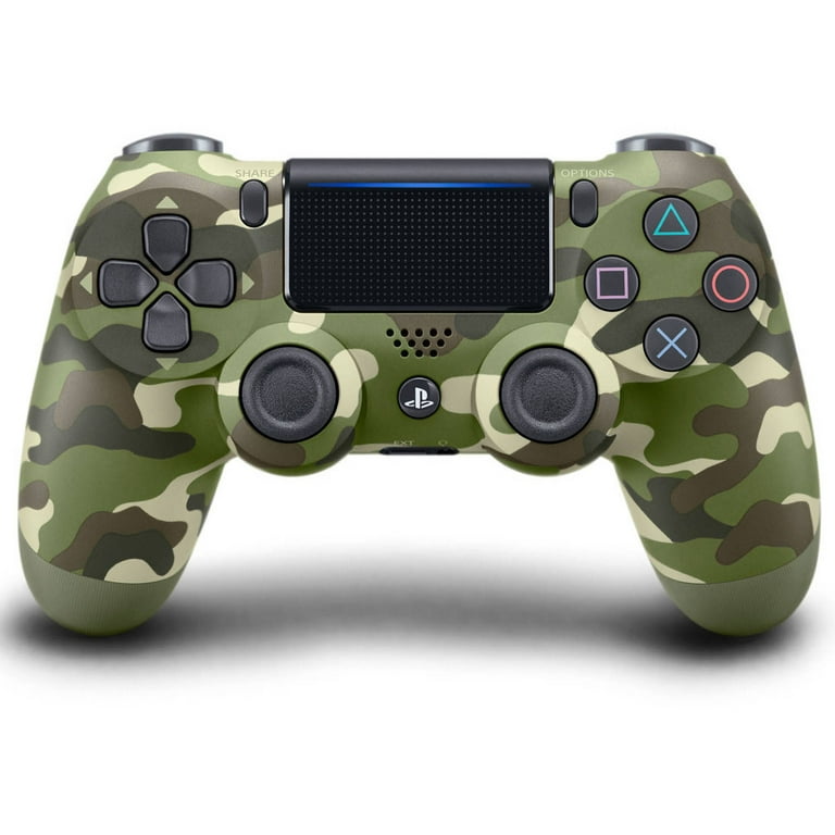 Sony PS4 DualShock Controller - Green Camouflage - Walmart.com