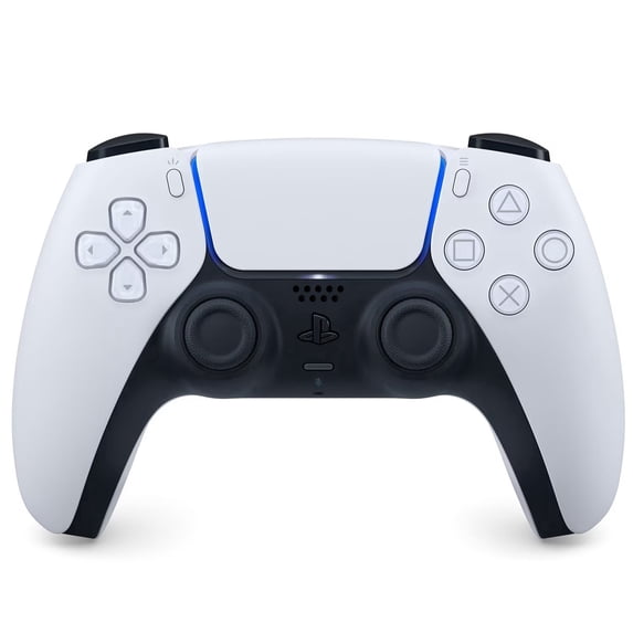 Sony PS5 DualSense Wireless Controller - White (Sold without manufacturer warranty)
