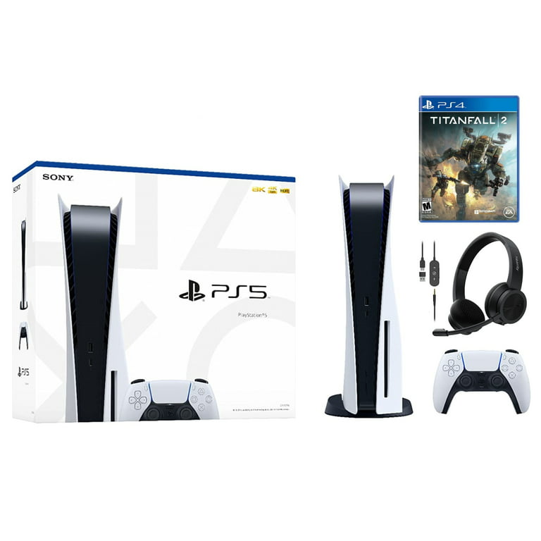 Sony PS5 PlayStation 5 Digital Edition Gaming Console + Wireless Controller  - 16GB GDDR6 RAM, 825GB SSD, 120Hz 8K Output, White