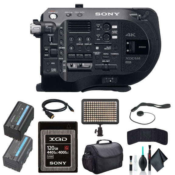 Sony PXW-FS7M2 XDCAM Super 35 Camera System PXW-FS7M2, 120GB Memory Card, BP-U35 Battery, Bag, Memory Card Wallet, Cap Keeper, Cleaning Kit, HDMI Cable