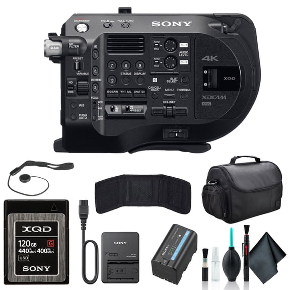 Sony PXW-FS7M2 XDCAM Super 35 Camera System PXW-FS7M2, 120GB Memory Card, Bag, Memory Card Wallet, Cap Keeper, Cleaning Kit