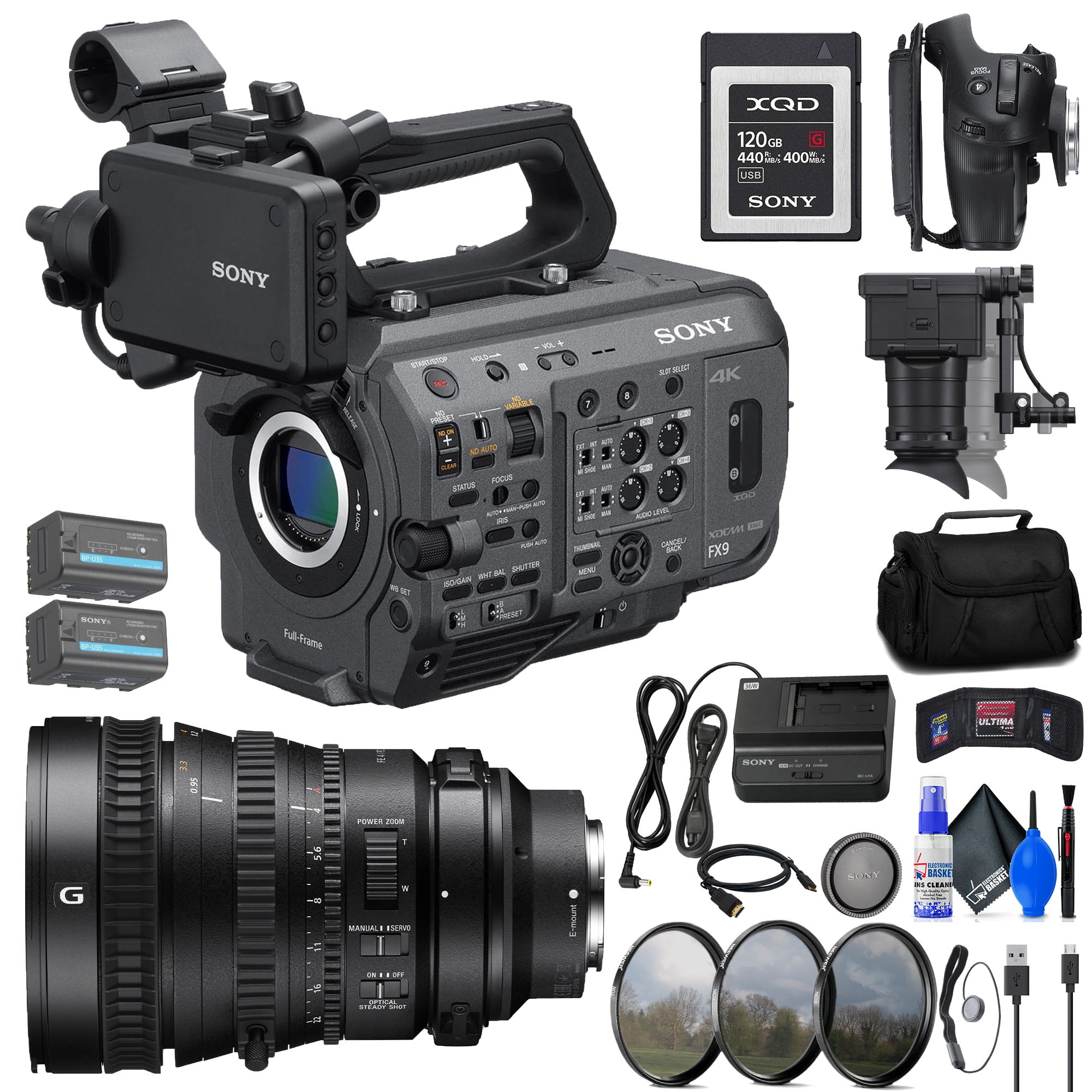 Sony PXW-FX9 + Objetivo Sony FE PZ 28-135mm f/4 G OSS - Avisual PRO