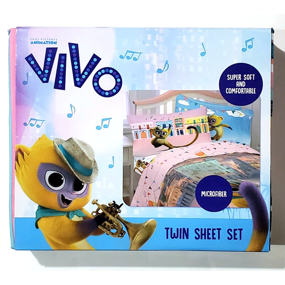 Sony Pictures Animation Vivo Twin Sheet Set Super Soft And Comfortable
