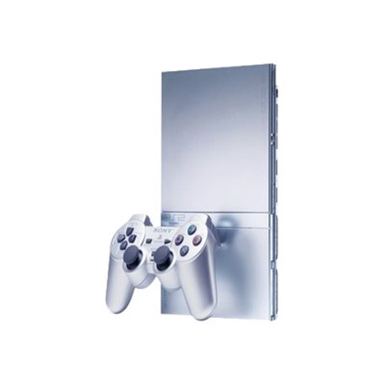 Sony PlayStation 2 - Game console - satin silver - Walmart.com