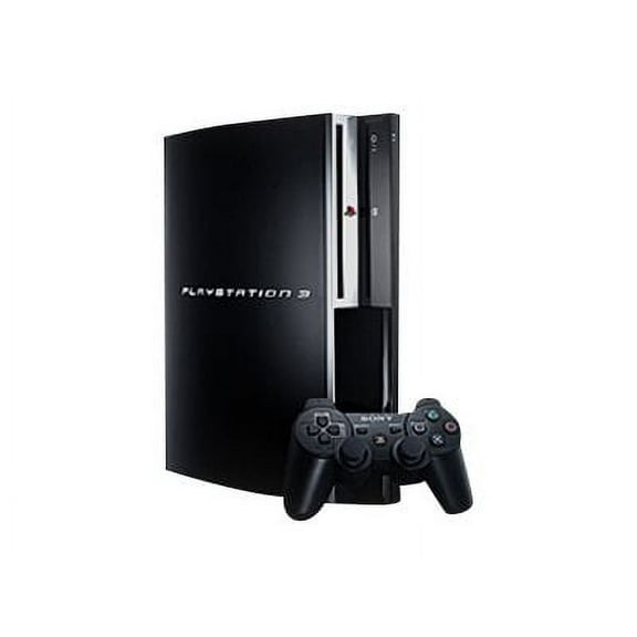 Restored Sony PlayStation 3 - Game console - 80 GB HDD - black - (Refurbished)