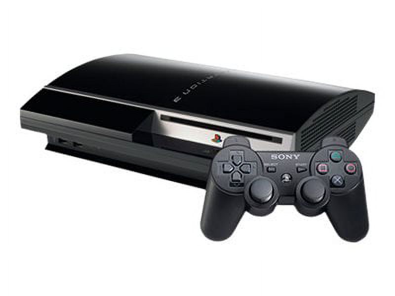 Sony PlayStation 3 - Game console - Full HD, Full HD, HD, 480p, 480i - 160 GB HDD - charcoal black - image 1 of 4