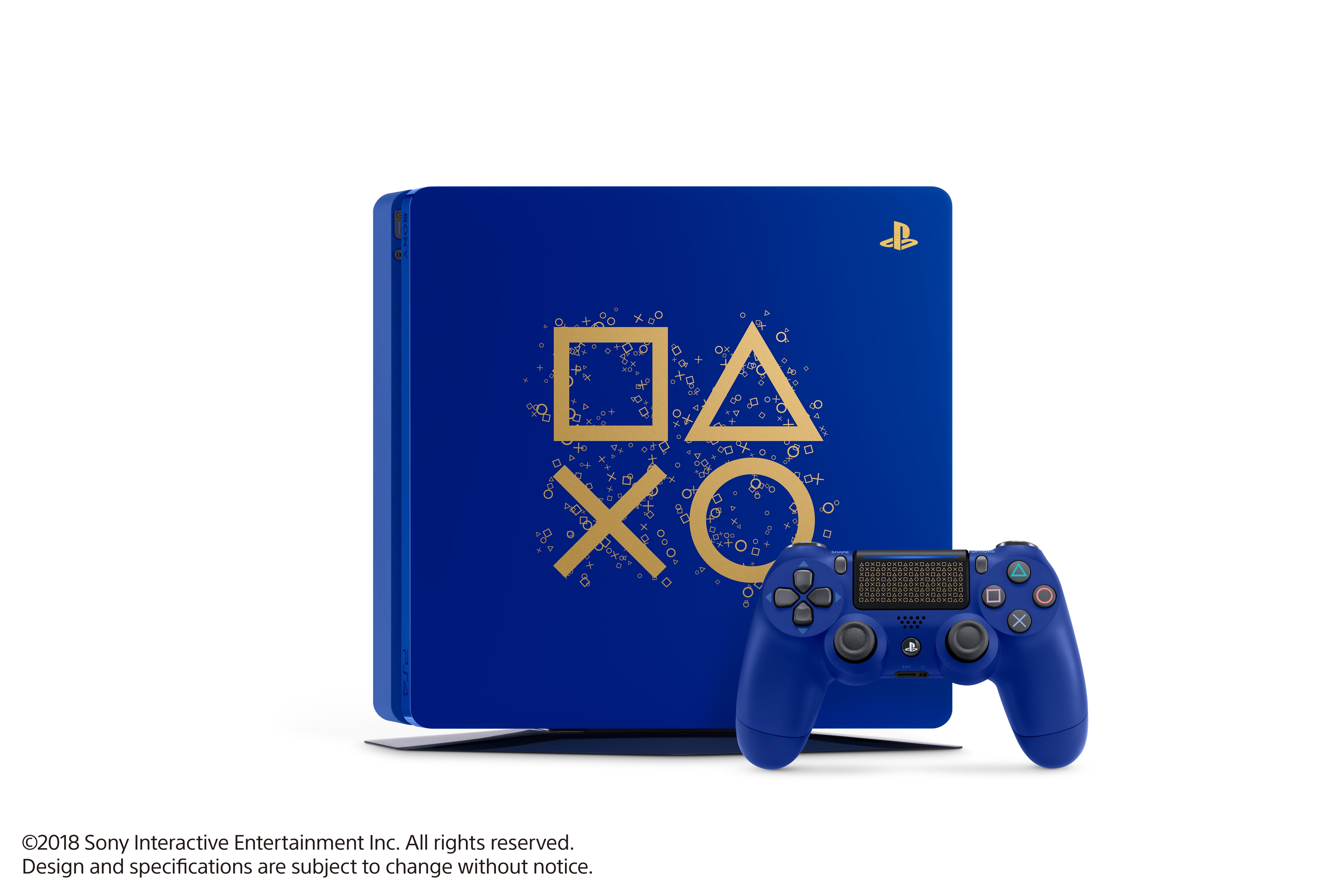 Arkæolog eksplicit grill Sony PlayStation 4 1TB Slim Days of Play Limited Edition Blue, 3003131 -  Walmart.com