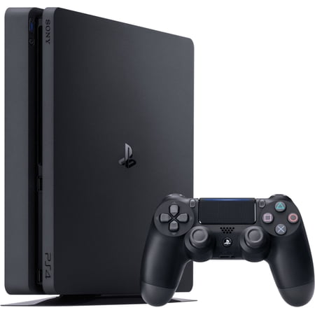 PlayStation 4 1TB Slim Gaming Console with DUALSHOCK 4 Wireless Controller, Black