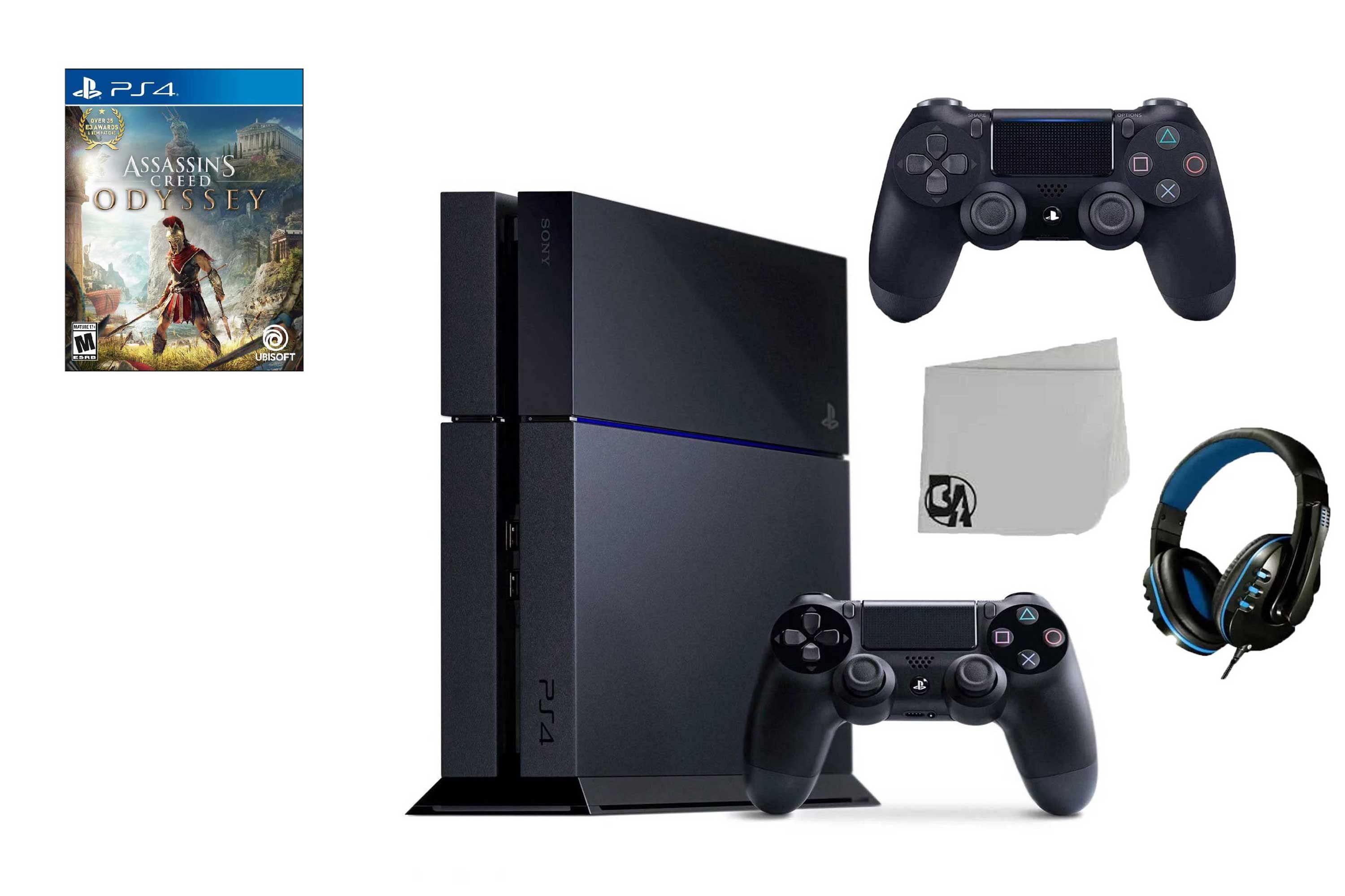 Sony 2215A PlayStation 4 Slim 500GB Gaming Console Black 2 Controller  Included with Days Gone Game BOLT AXTION Bundle Like New 