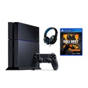 Sony PlayStation 4 500GB Gaming Console Black with Call of Duty Black Ops 4 BOLT AXTION Bundle Like New