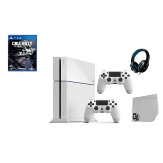 Sony PlayStation 4 PRO Glacier 1TB Gaming Console White with Call of Duty  Ghosts BOLT AXTION Bundle Like New 