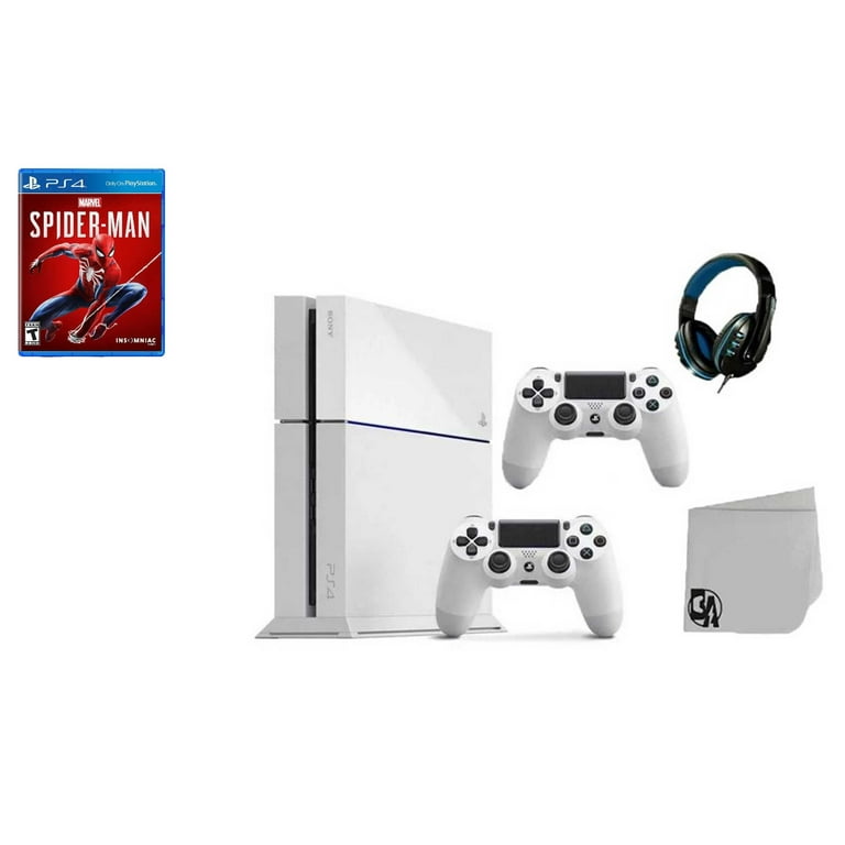 Sony PlayStation 4 500GB Gaming Console White 2 Controller