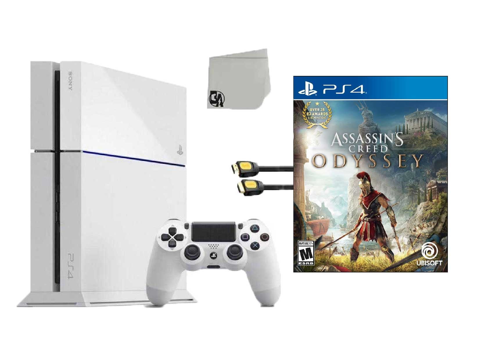 Sony PlayStation 4 PRO Glacier 1TB Gaming Console White with Detroit Become  Human BOLT AXTION Bundle Used 