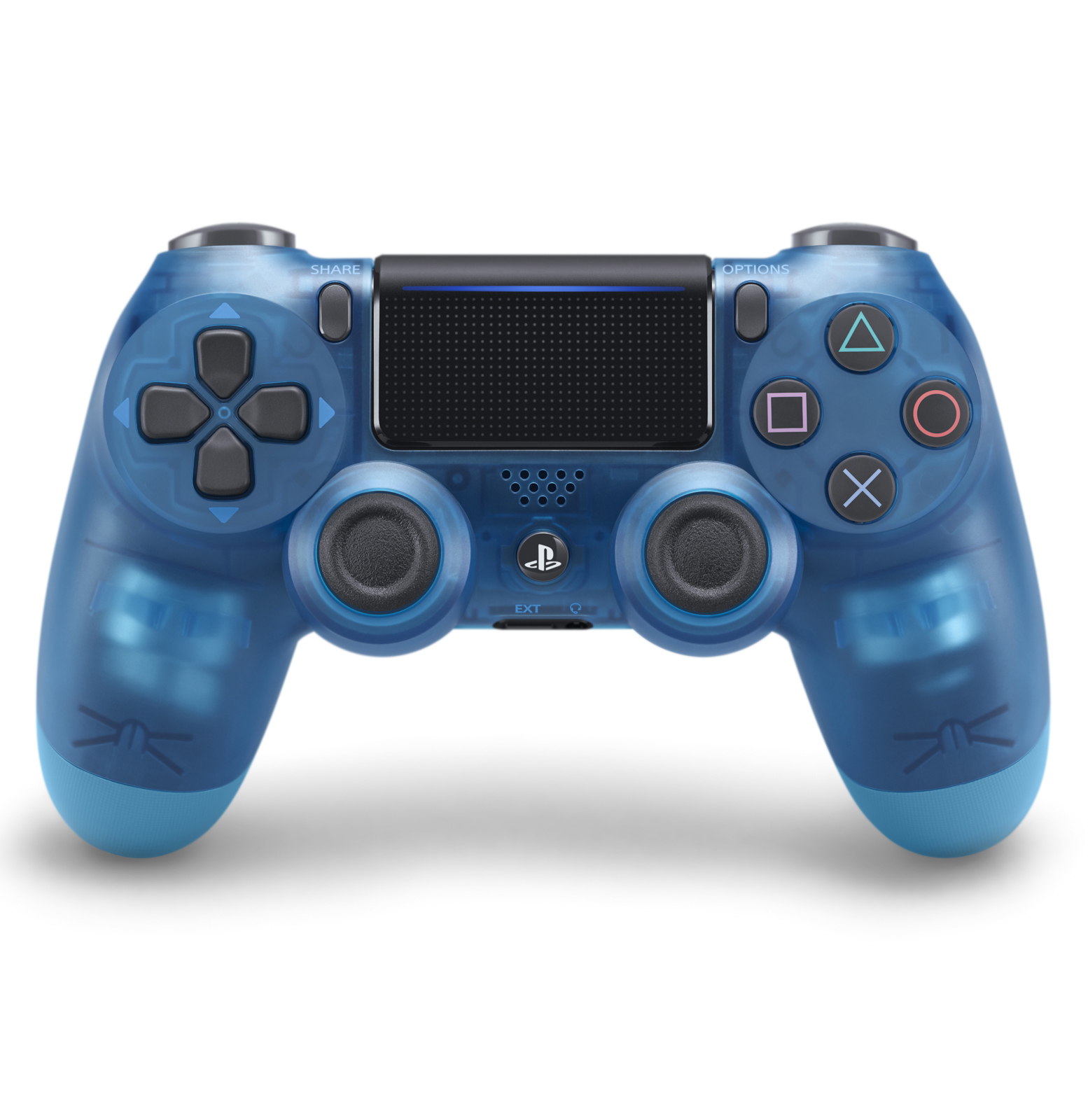 Sony PlayStation 4 DualShock 4 Controller, Blue Crystal, WMT Exclusive - image 1 of 6