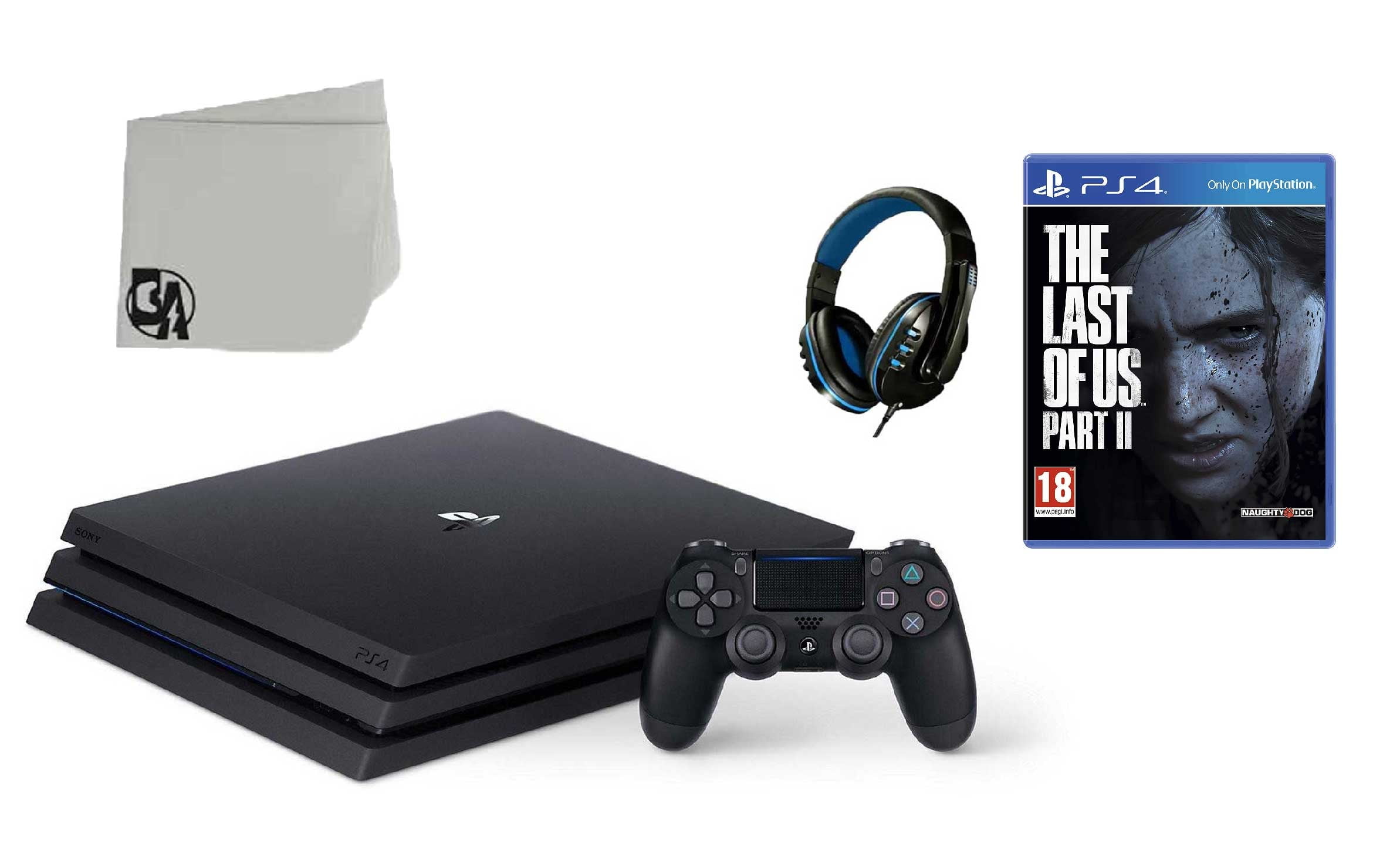 Sony PlayStation 4 PRO 1TB Gaming Console Black with The Last