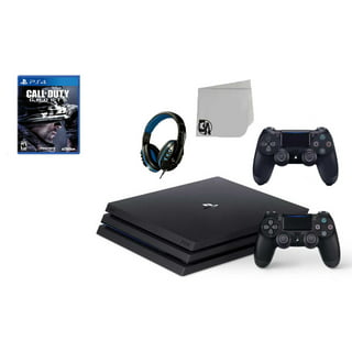 PS4 Jet Black Slim 1TB Console Full Accessories Sony PlayStation 4 [CC]
