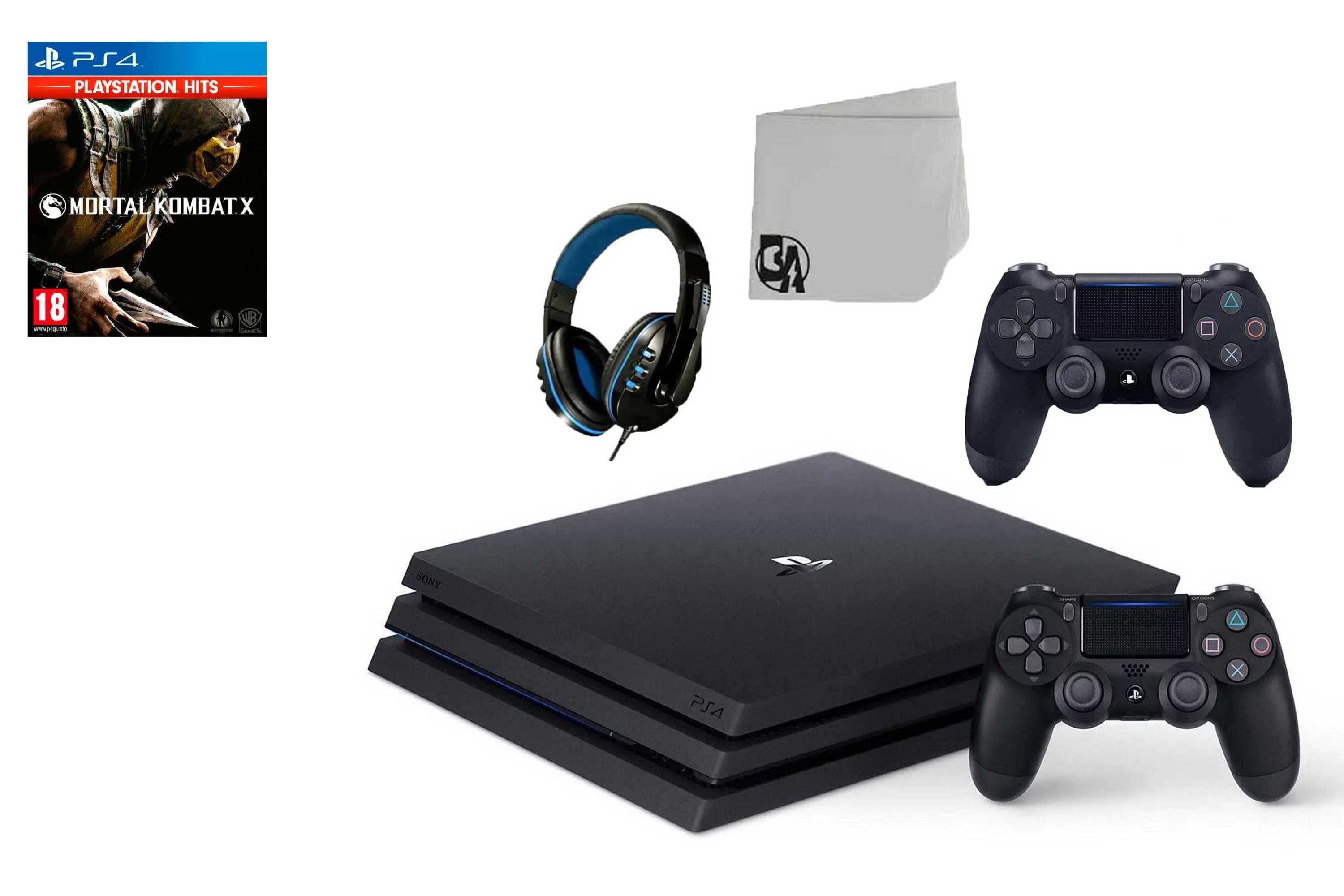 Sony PlayStation 4 Pro 1TB Gaming Console Black 2 Controller