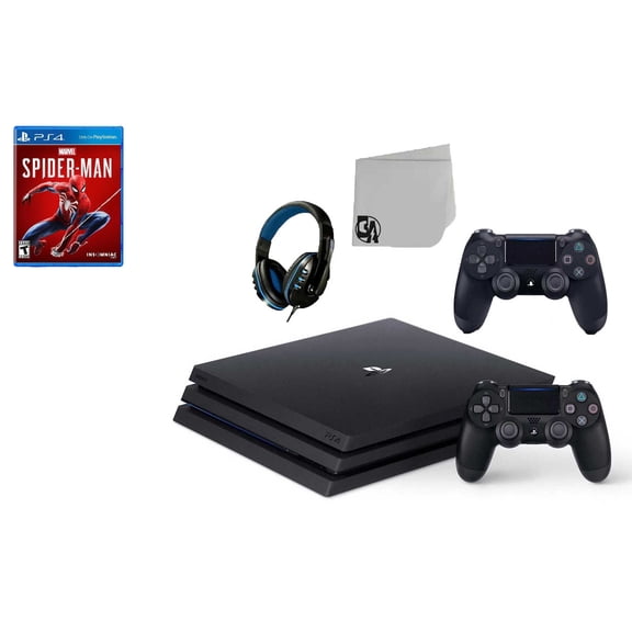 Pre-Owned Sony PlayStation 4 Pro 1TB Gaming Console, Black, Spider-Man Edition