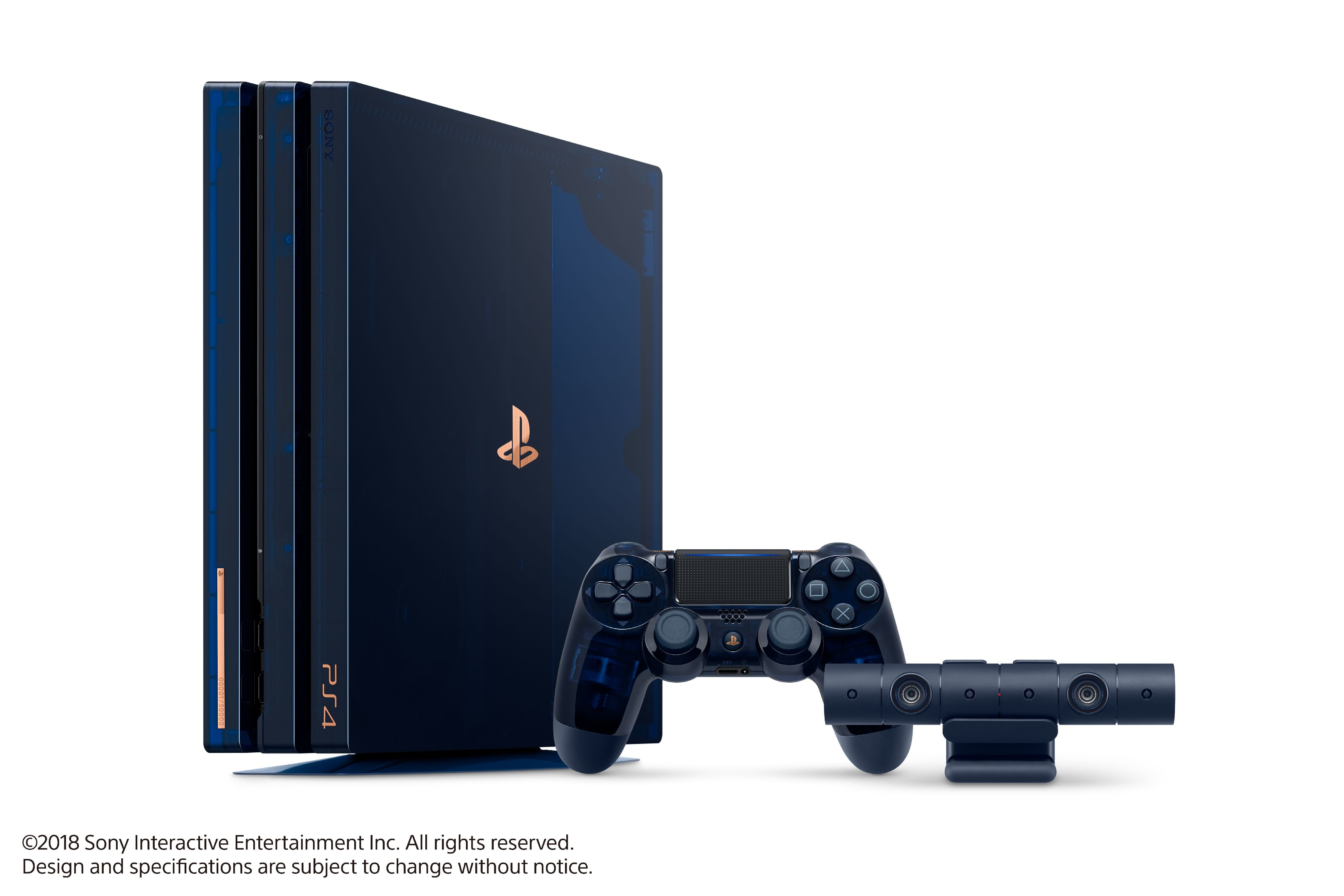 mørk salut sponsor Sony PlayStation 4 Pro 500 Million Limited Edition Console, Translucent,  3303229 - Walmart.com