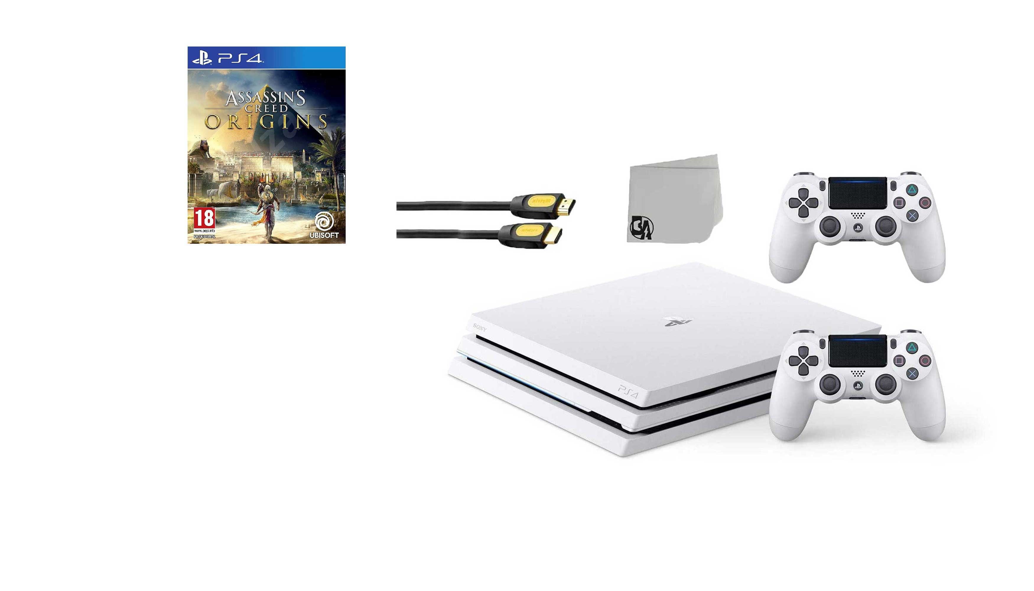 Sony PlayStation 4 Pro Glacier 1TB Gaming Consol White 2
