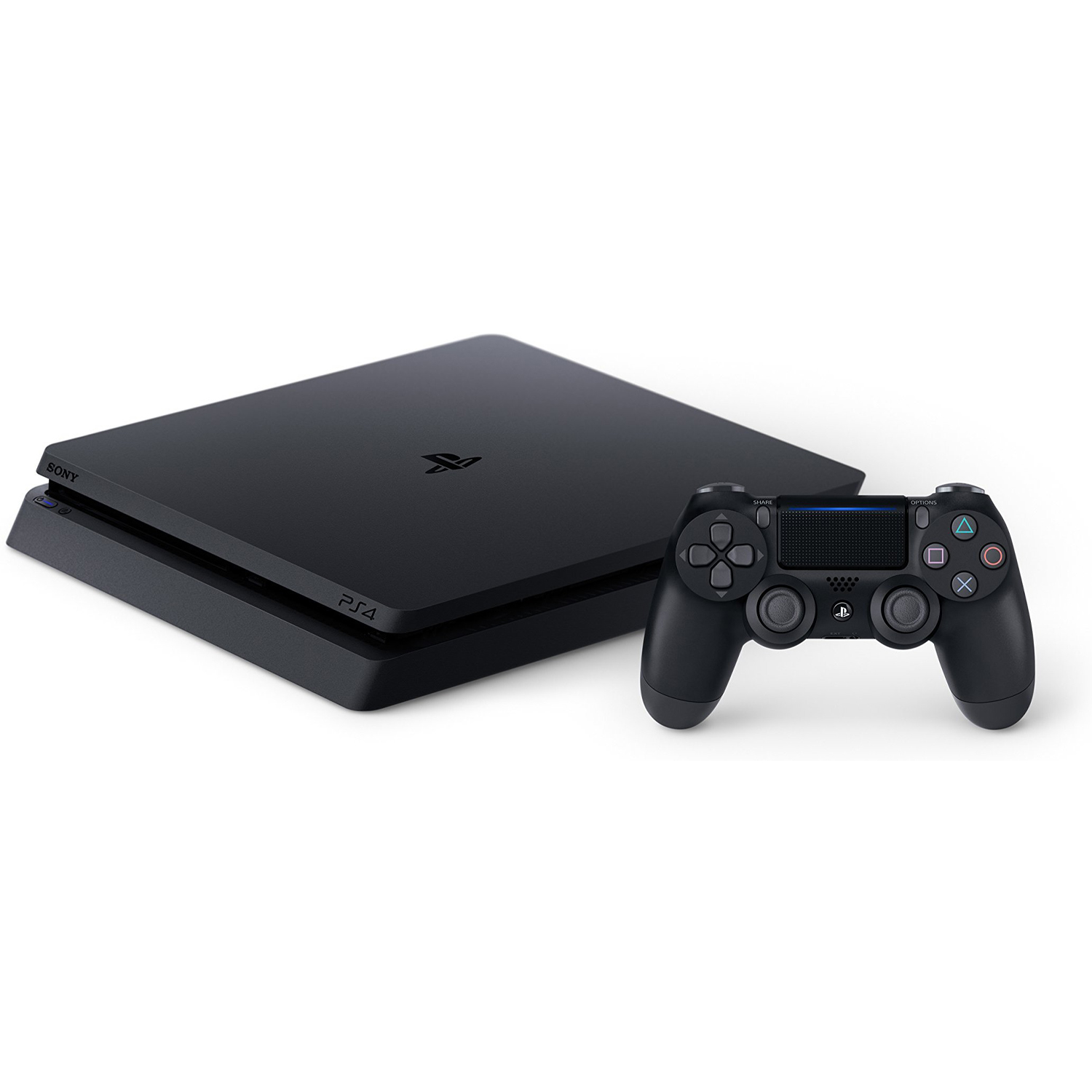 Sony PlayStation 4 Slim 500GB Gaming Console, Black, CUH-2115A - image 1 of 7