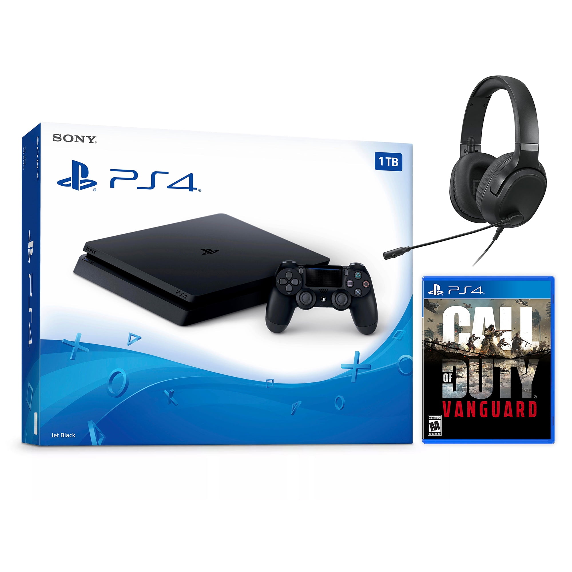 PS5 Slim Disc Console w/ Call of Duty 3 & Contr oller Bundle 