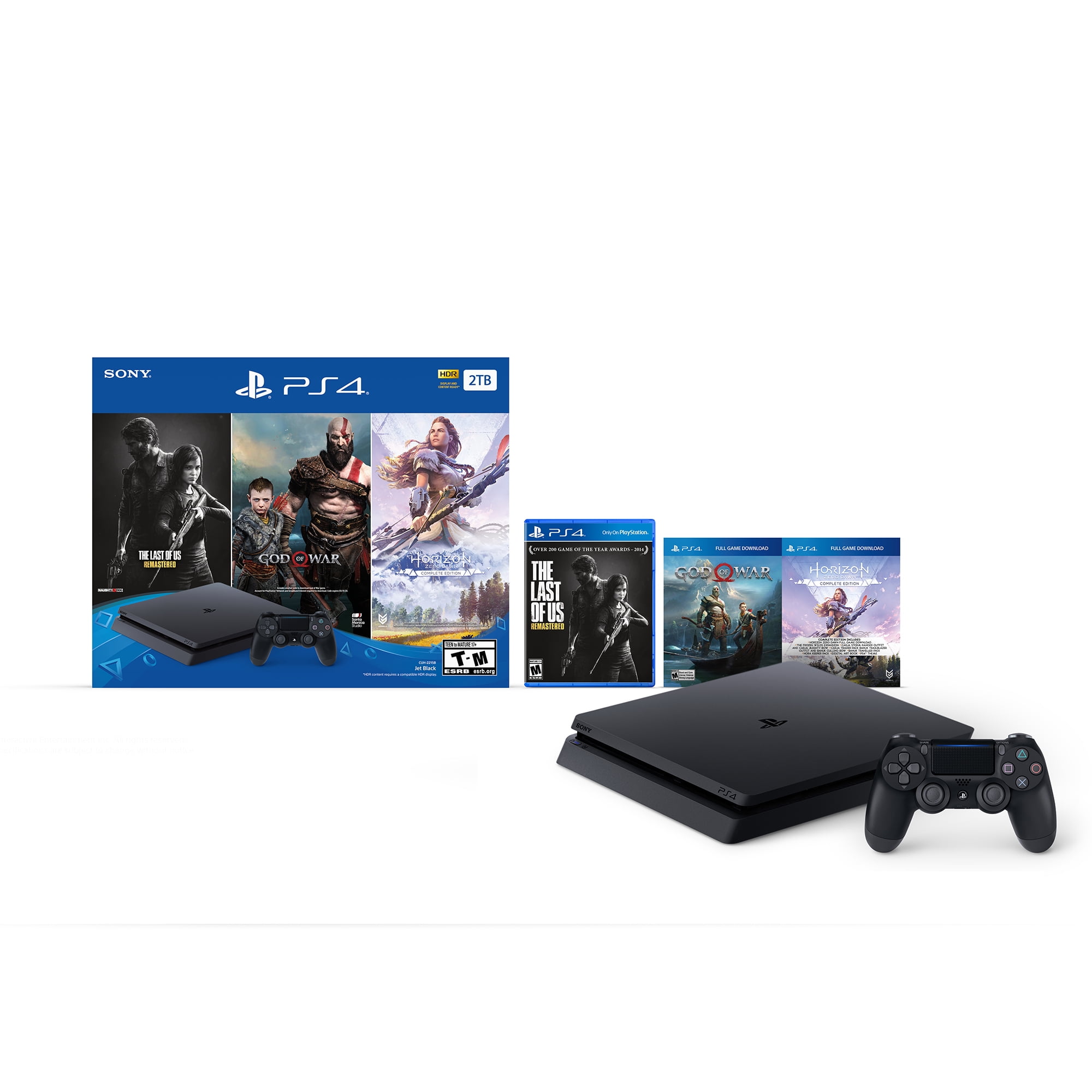 Sony PlayStation 4 Slim Storage Upgrade 2TB HDD PS4 Gaming Console