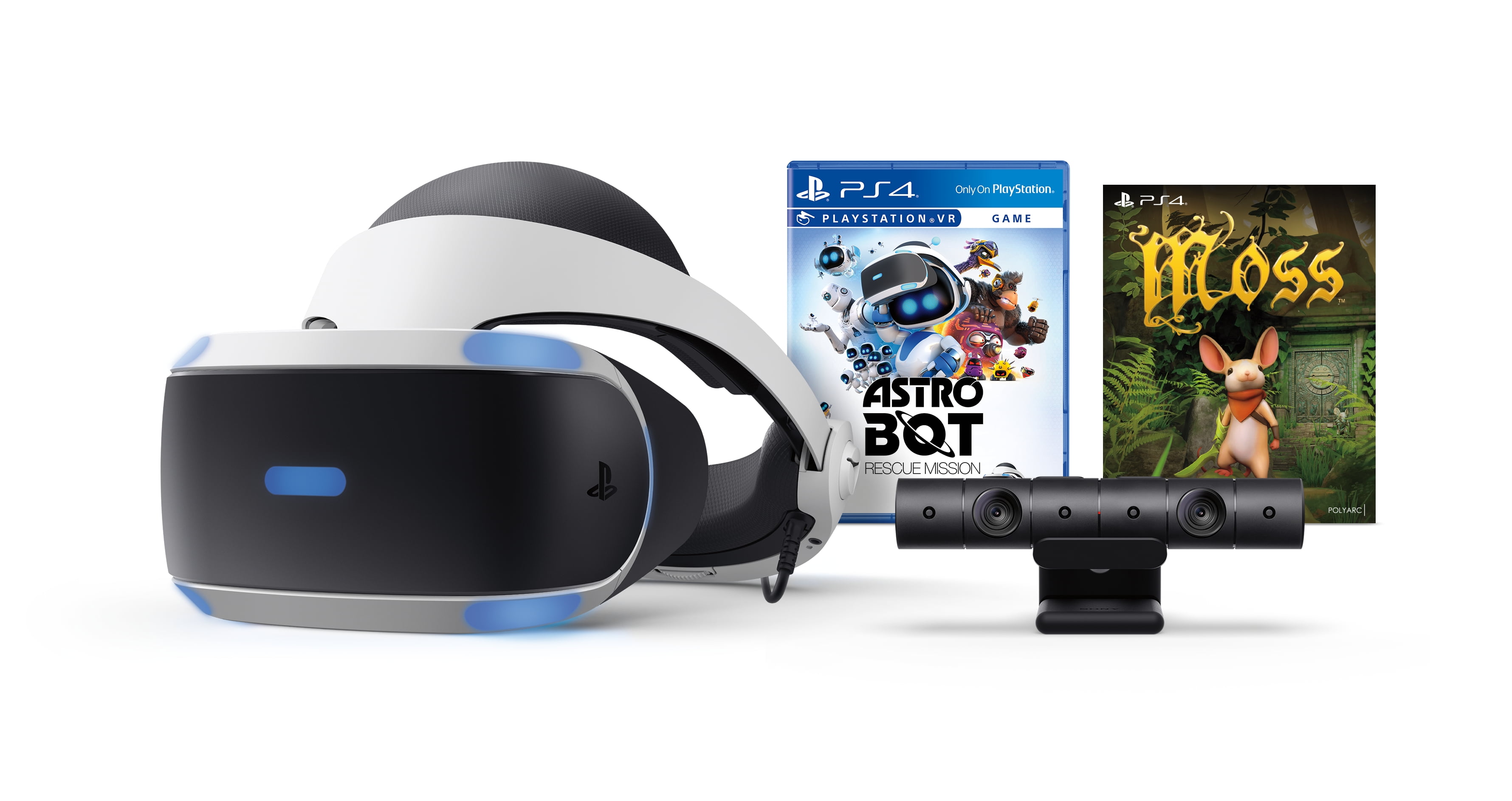 Sony PlayStation 4 VR, ASTRO BOT Rescue Mission + Moss Bundle ...