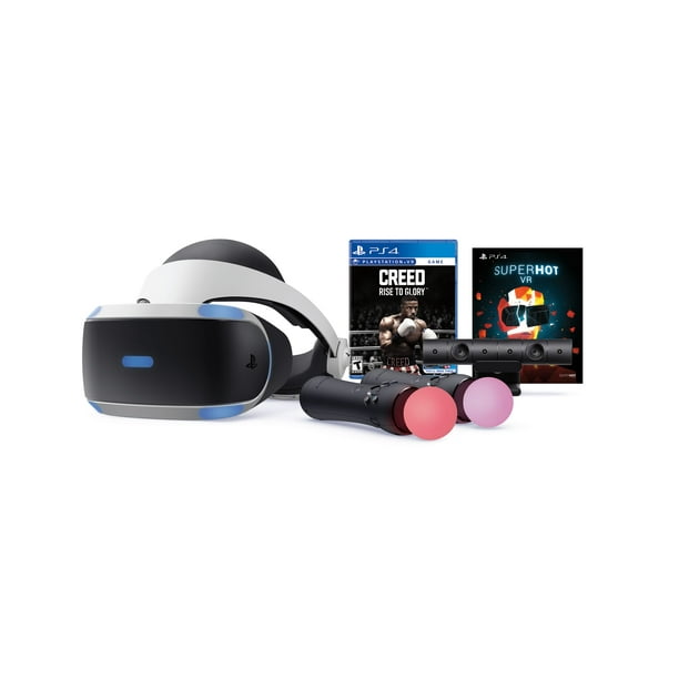 Sony PlayStation 4 VR CREED Rise to Glory + Superhot VR Bundle, Black