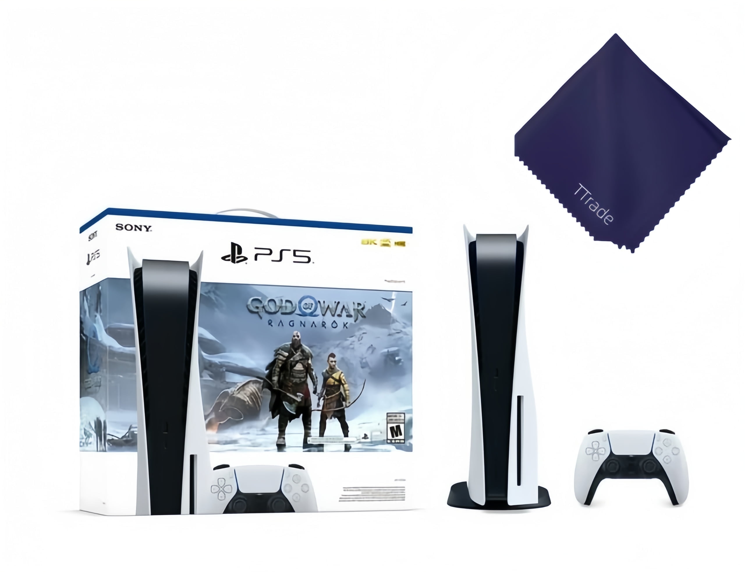 Sony PlayStation_5 Console (Disc Edition) with God of War Ragnarök Bundle – Epic Gaming Experience Awaits