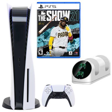 Sony PlayStation 5 Core Console with MLB 21 and Dual Charging Dock