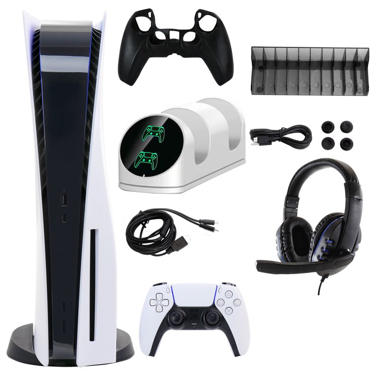 Sony PlayStation 5 Disc Console System with Core Accessories Kit
