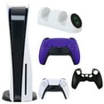 thumbnail image 1 of Sony PlayStation 5 Core with Extra Purple Dualsense Controller, Dual Charging Dock and Silicone Sleeve, 1 of 1