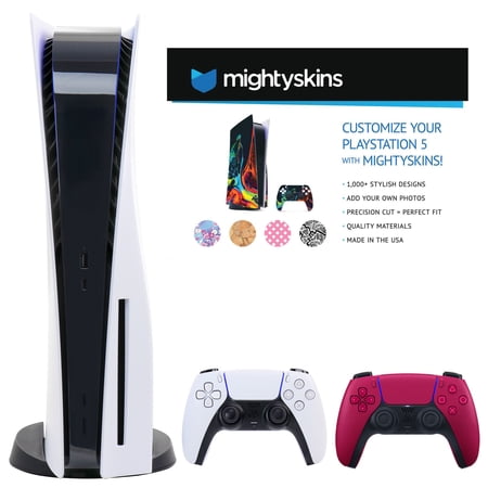 Sony PlayStation 5 Core with Extra Red Dualsense Controller and Skins Voucher